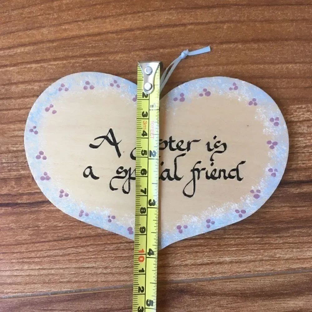 Sisters Hand Crafted Inspirational  Vintage Sign - Picture 5 of 5